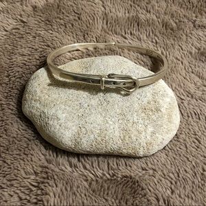 Sterling silver bangle.